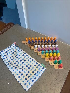 Lovevery Montessori Math Bars & Number Tiles